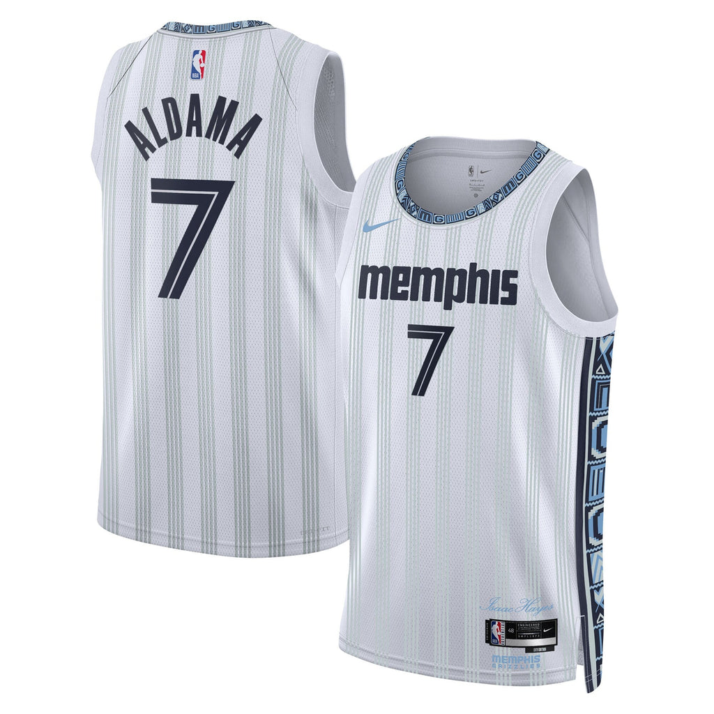 Santi Aldama Memphis Grizzlies 2025/26 City Edition Swingman Jersey - Gray - Unisex product image 2, provided for visual