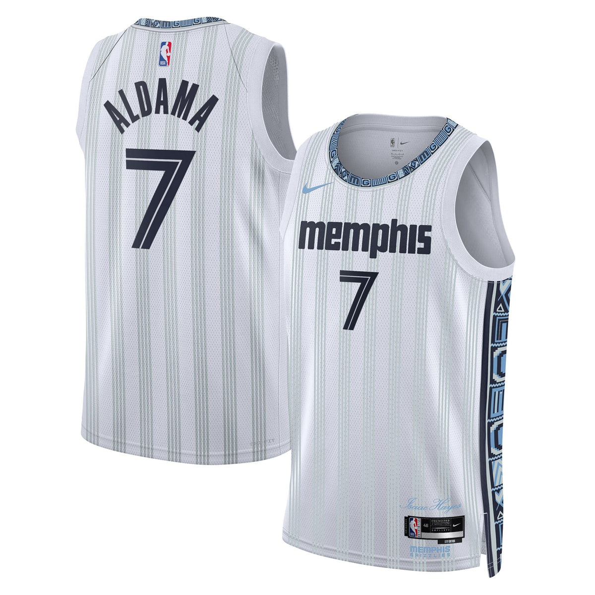 Santi Aldama Memphis Grizzlies 2025/26 City Edition Swingman Jersey - Gray - Unisex product image 2, provided for visual