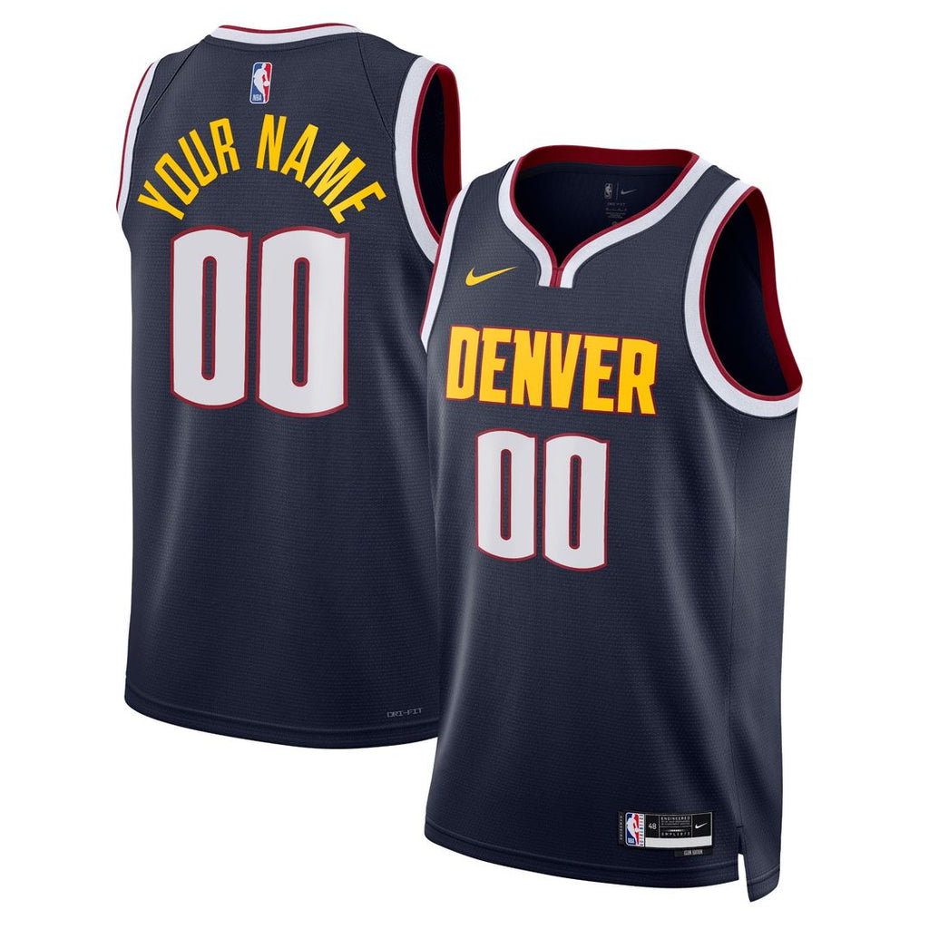 Denver Nuggets Nike Unisex Swingman Custom Jersey Navy product image 4