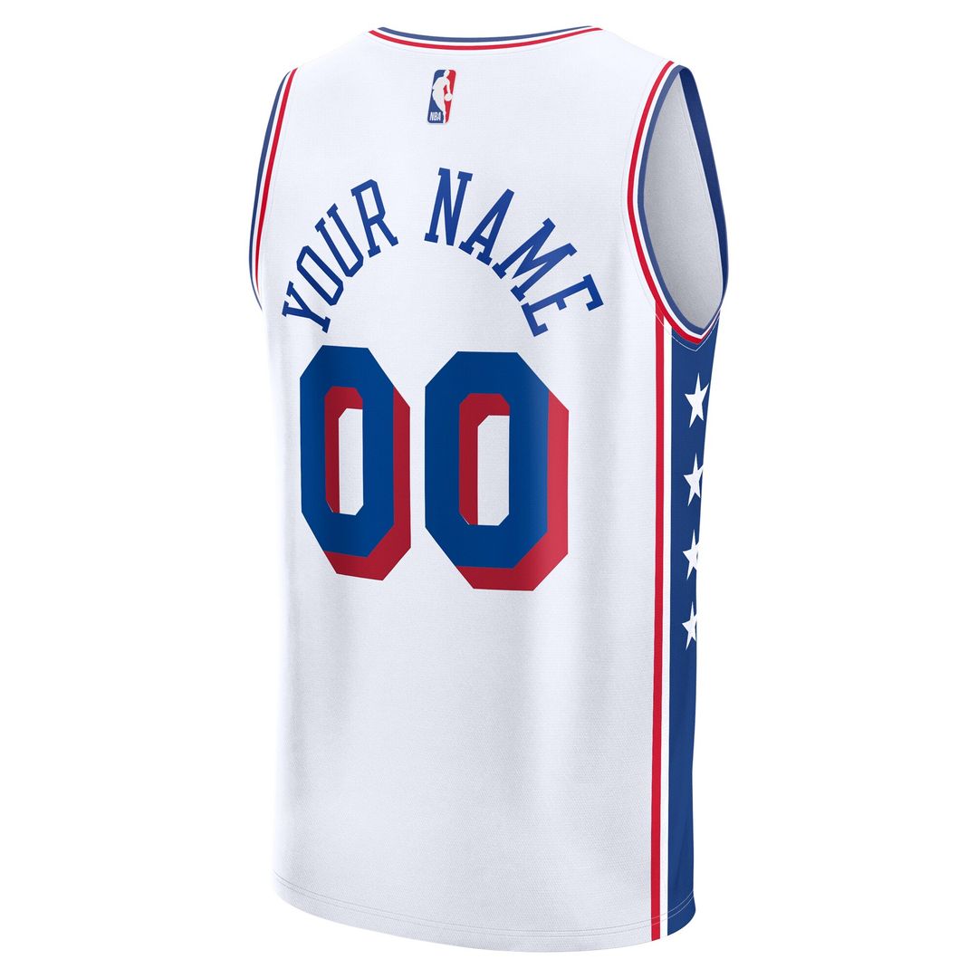Philadelphia 76ers Fanatics Fast Break Custom Jersey - Icon product image 9