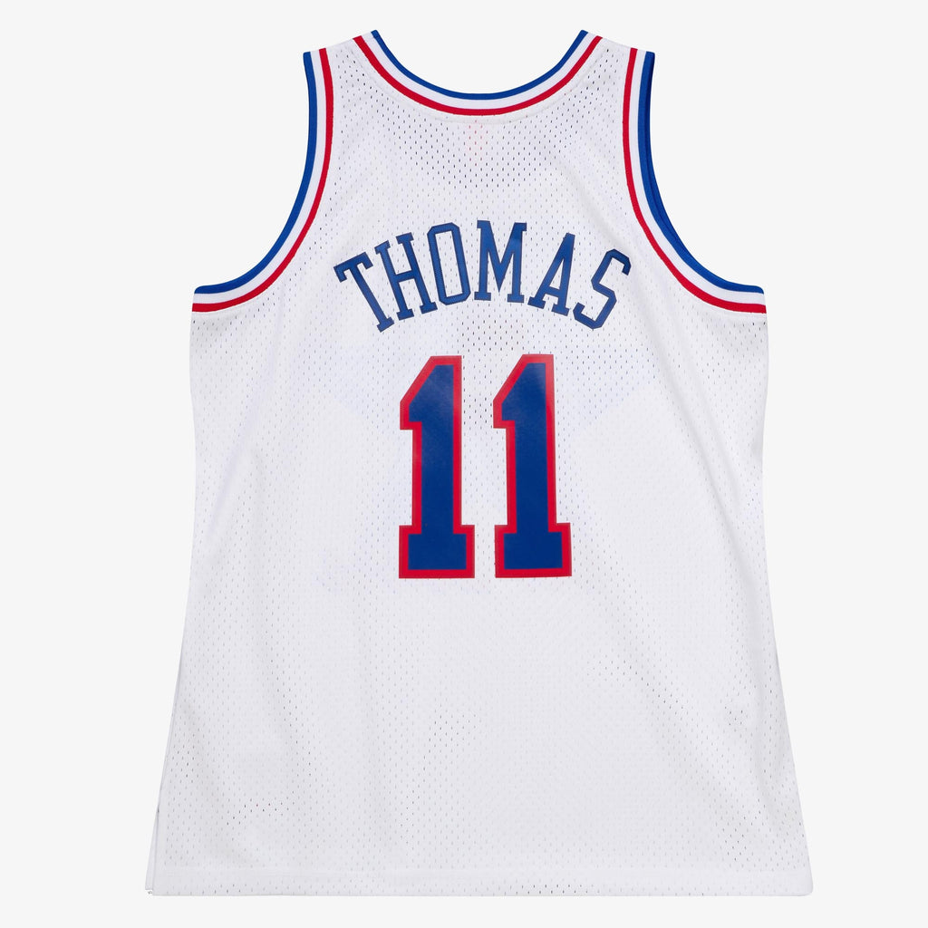 Isiah Thomas Detroit Pistons 1992 All-Star East Authentic Jersey - White product image 4, provided for visual reference and