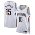 Jose Alvarado New Orleans Pelicans Association Edition Swingman Jersey - White - Unisex product image 1, provided for visual