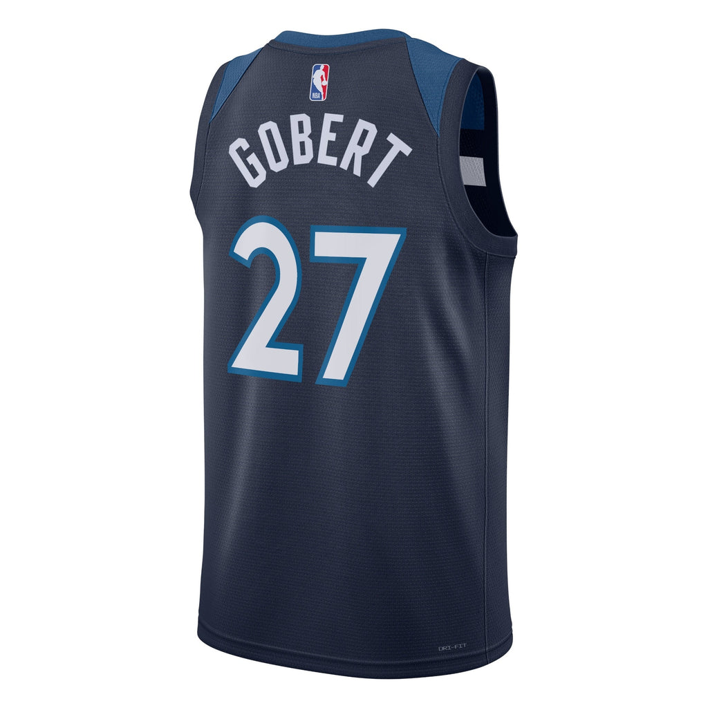 Rudy Gobert Minnesota Timberwolves Icon Edition Swingman Jersey - Navy - Unisex product image 3, provided for visual