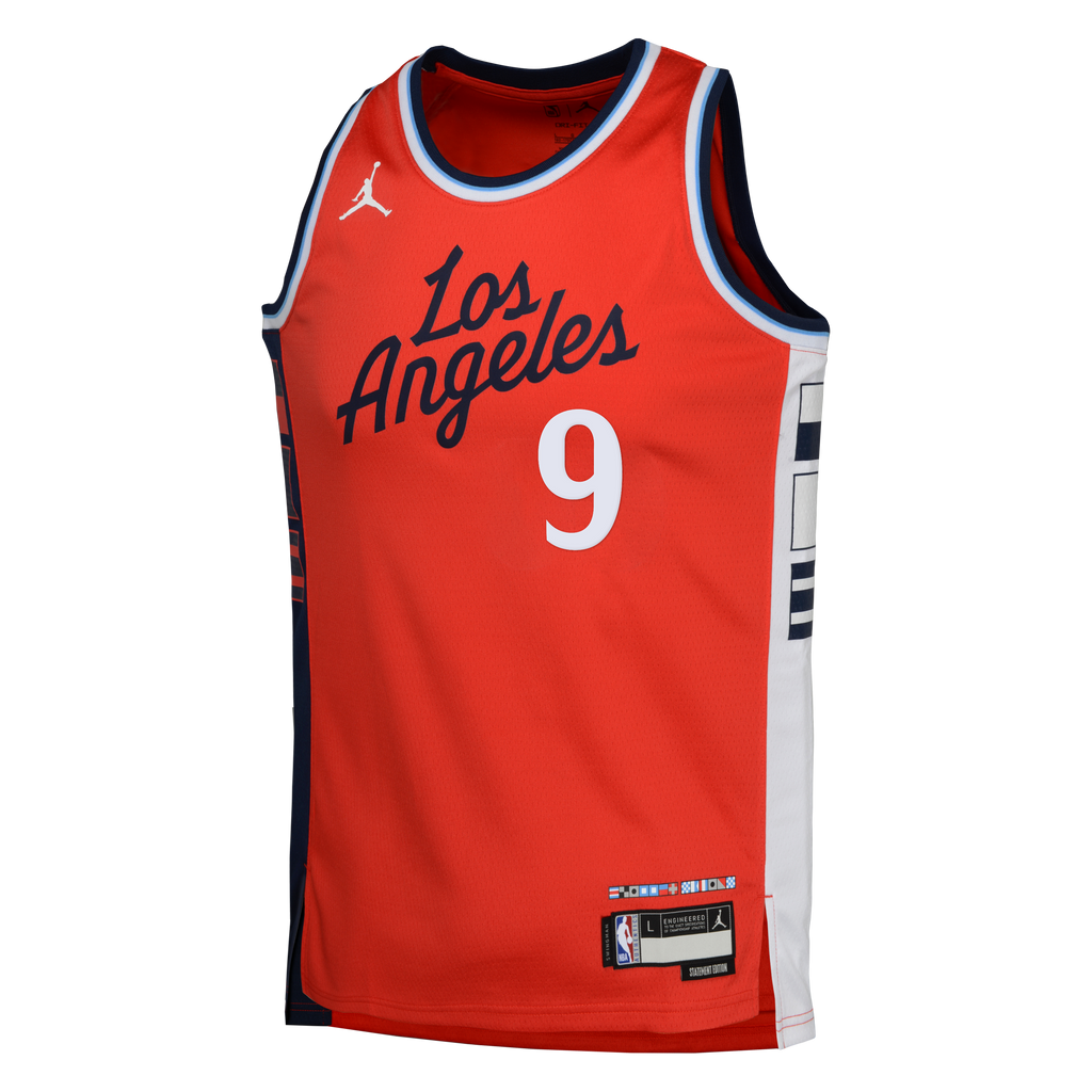 Bennedict Mathurin Los Angeles Clippers Statement Edition Swingman Jersey - Red - Youth product image 3, provided for visual