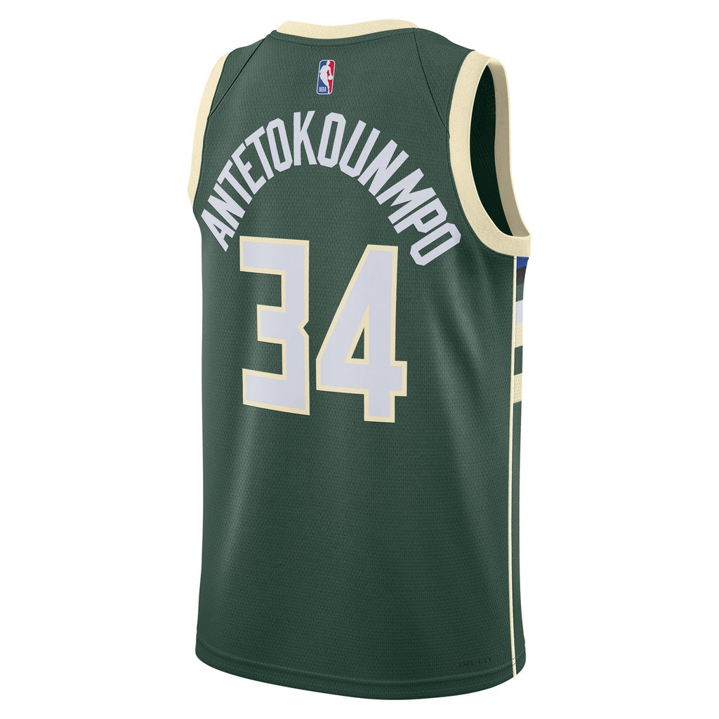 Giannis Antetokounmpo Milwaukee Bucks Swingman Icon Jersey product image 7, provided for visual reference and product detail