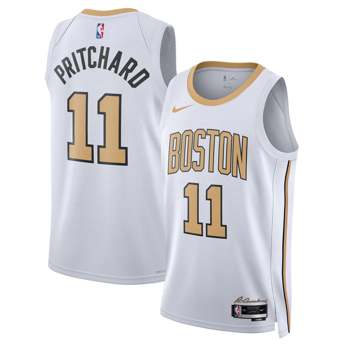 Payton Pritchard Boston Celtics 2025/26 City Edition Swingman Jersey - White - Unisex product image 1, provided for visual