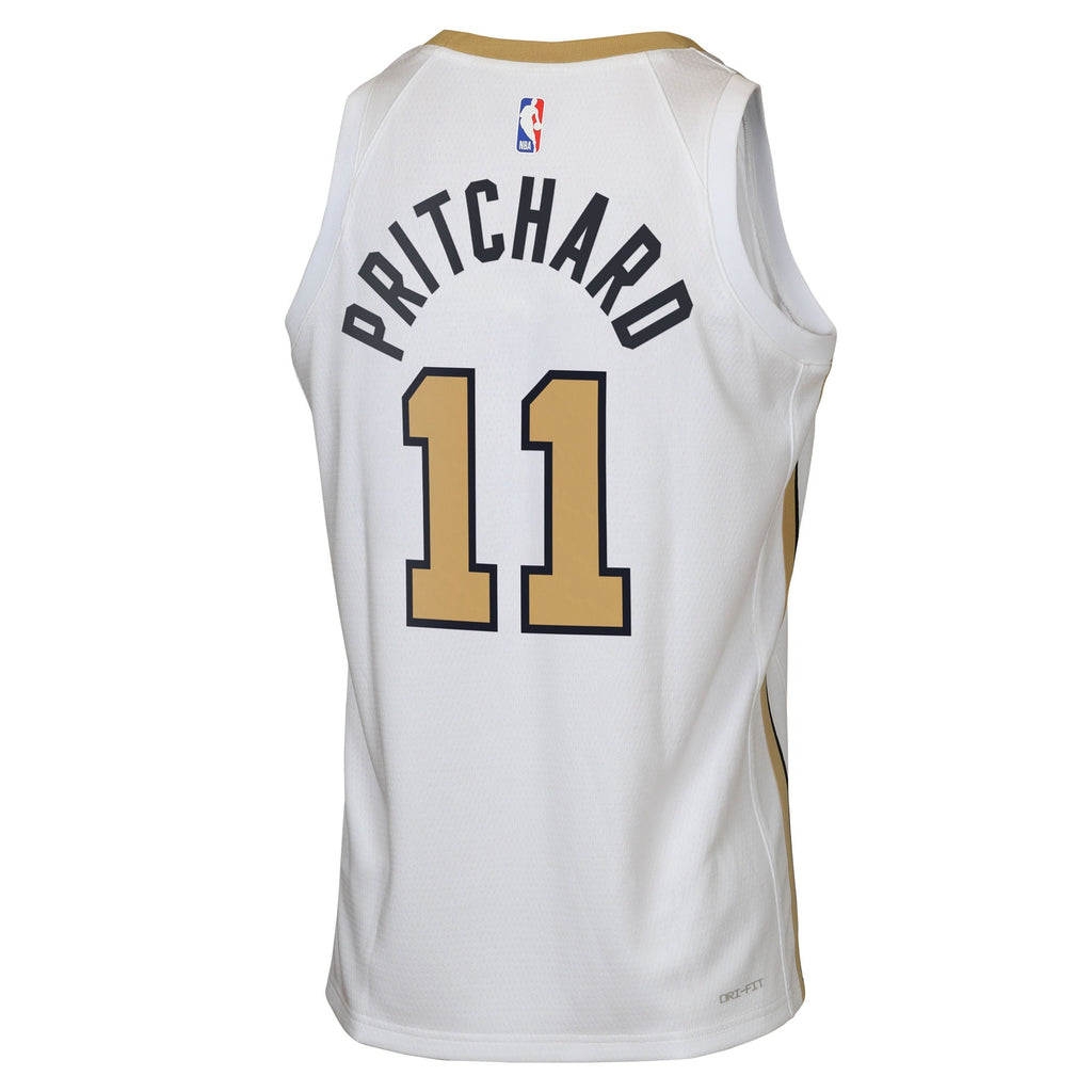 Payton Pritchard Boston Celtics 2025/26 City Edition Swingman Jersey - White - Youth product image 4, provided for visual
