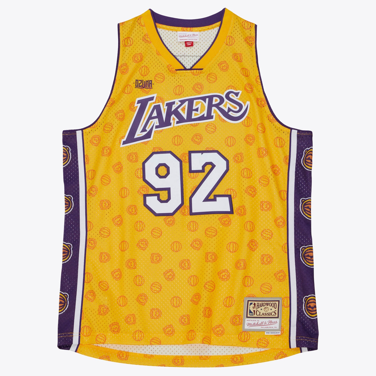 x Ozuna Los Angeles Lakers Swingman Jersey product image 2, provided for visual reference and product detail review