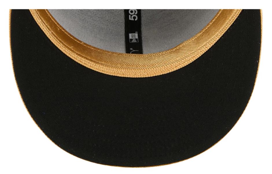 New Era Los Angeles Dodgers Gold 2025 World Series Champions Sidepatch 59FIFTY Fitted product image 6, provided for visual
