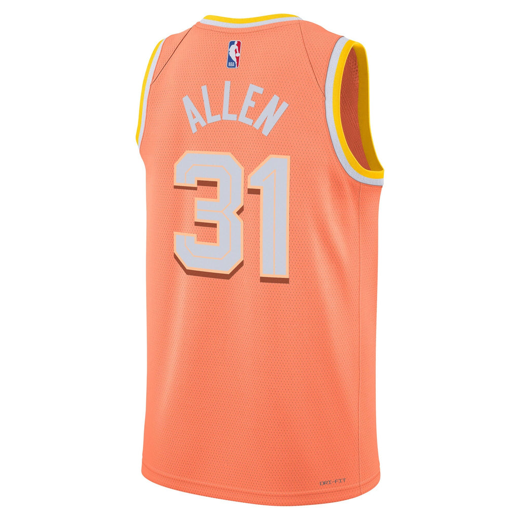 Jarrett Allen Cleveland Cavaliers 2025/26 City Edition Swingman Jersey - Orange - Unisex product image 4, provided for