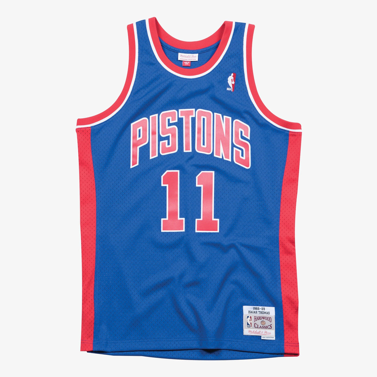 Isiah Thomas Detroit Pistons 1988-89 Swingman Road Jersey product image 2, provided for visual reference and product detail