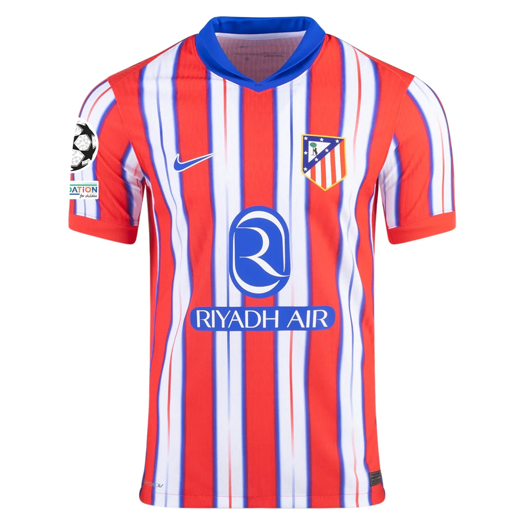 24/25 Atletico Madrid Home Ucl Griezmann #7 Jersey product image 2, provided for visual reference and product detail review