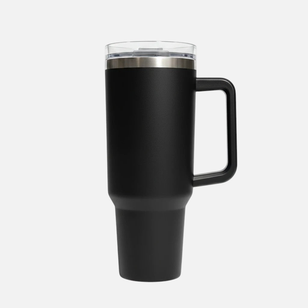 Las Vegas Raiders 40 oz Stainless Steel Team Color Flip Straw Tumbler product image 3, provided for visual reference and