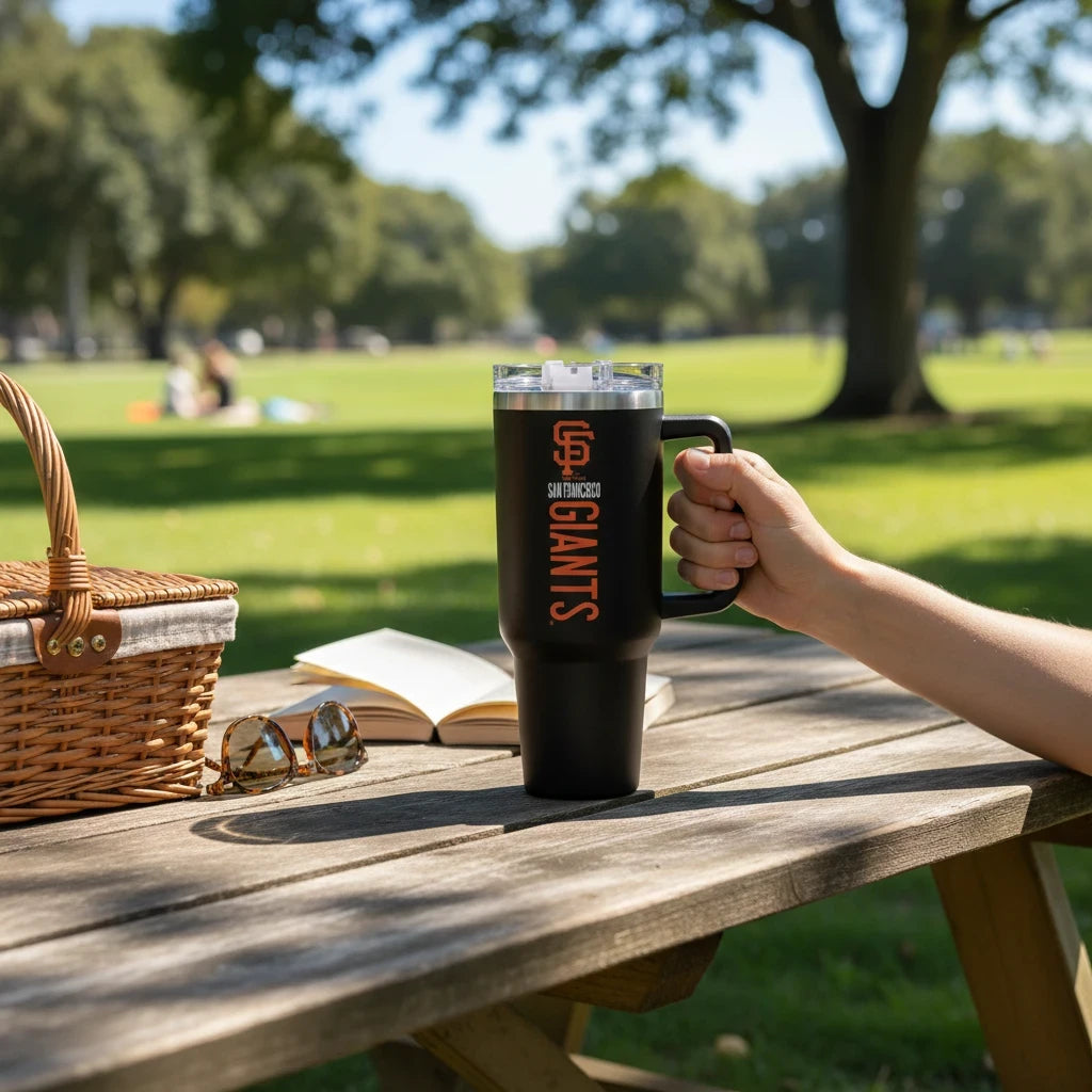 San Francisco Giants Stainless Steel Travel Tumbler product image 2, provided for visual reference and product detail review
