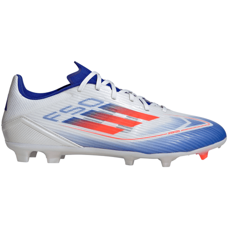 adidas F50 LEAGUE FG/MG JR - Cloud White/Solar Red product image 1, provided for visual reference and product detail review