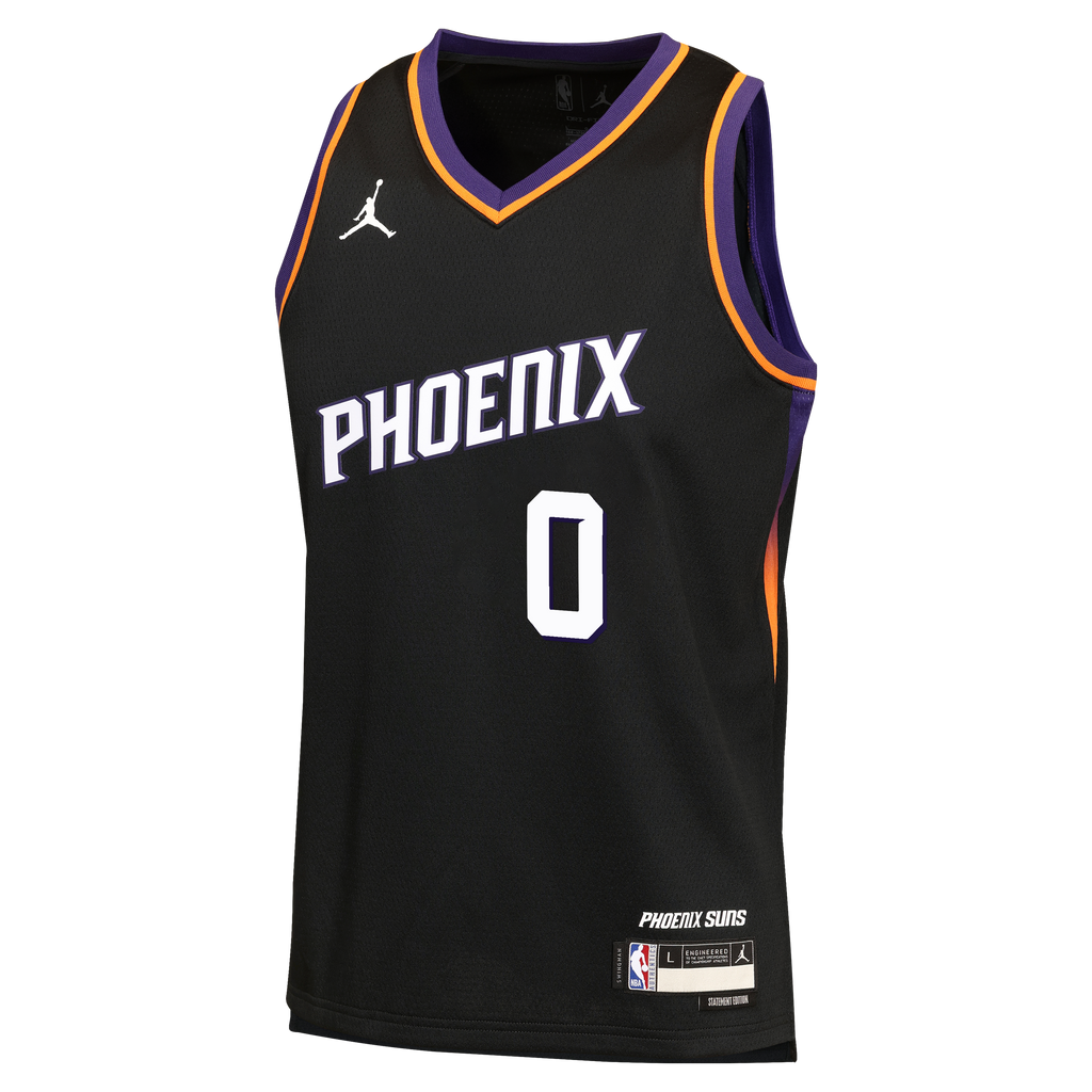 Ryan Dunn Phoenix Suns Statement Edition Jersey - Black - Youth product image 3, provided for visual reference and product