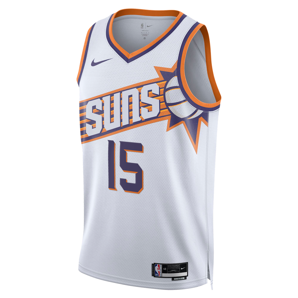 Devin Booker Phoenix Suns Association Edition Swingman Jersey - White - Unisex product image 3, provided for visual