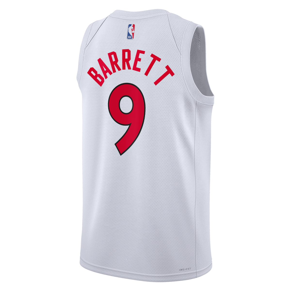 RJ Barrett Toronto Raptors Association Edition Swingman Jersey - White - Unisex product image 4, provided for visual