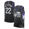 Darryn Peterson Utah Jazz Statement Edition Swingman Jersey - Black - Mens product image 1, provided for visual reference