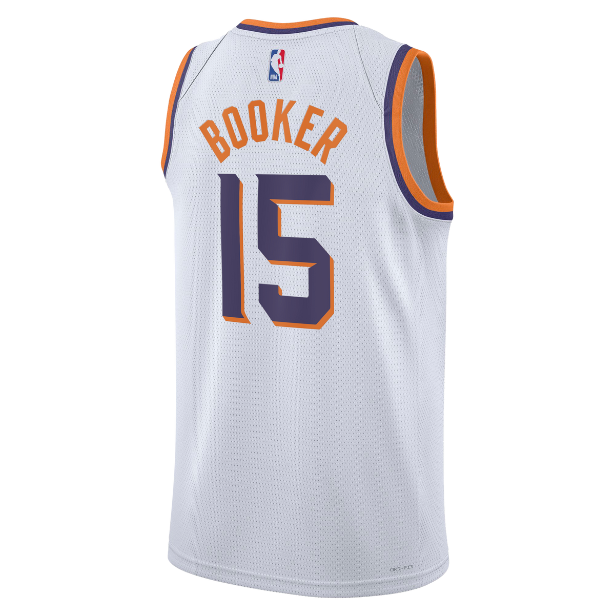 Devin Booker Phoenix Suns Association Edition Swingman Jersey - White - Unisex product image 4, provided for visual