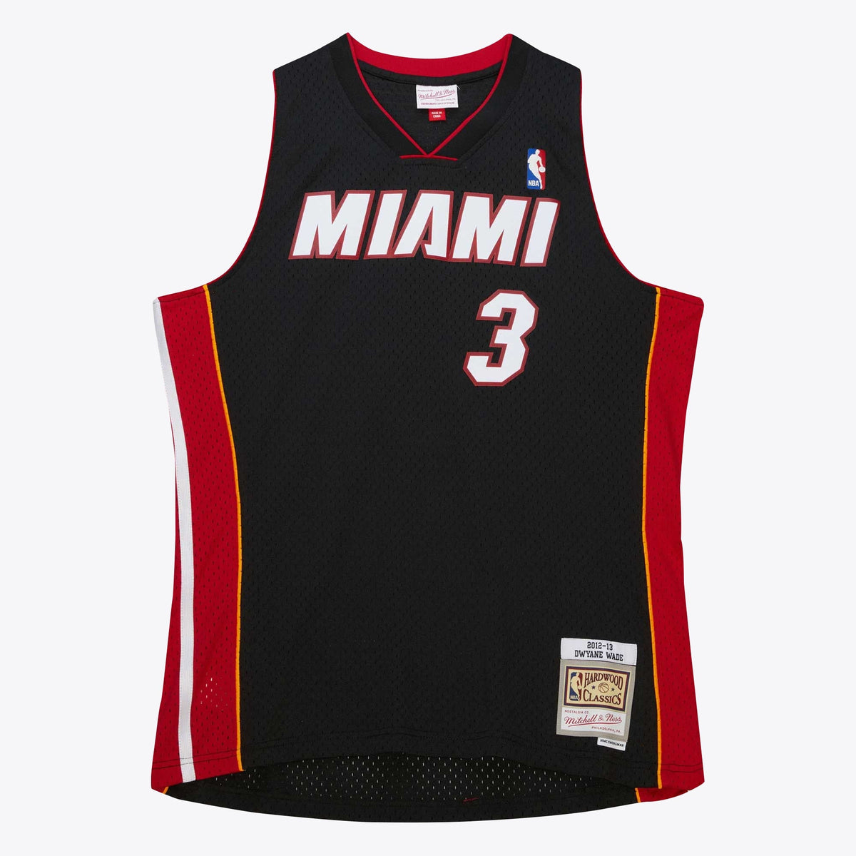 Dwyane Wade Miami Heat 2012 Hardwood Classics Swingman Road Jersey product image 3, provided for visual reference and