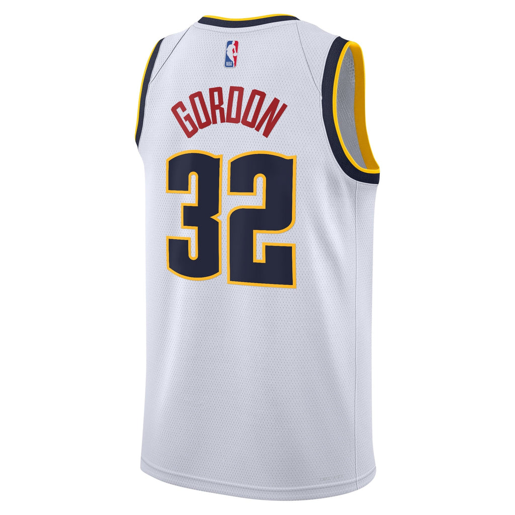 Aaron Gordon Denver Nuggets Swingman Association Jersey - White - Youth product image 4, provided for visual reference and