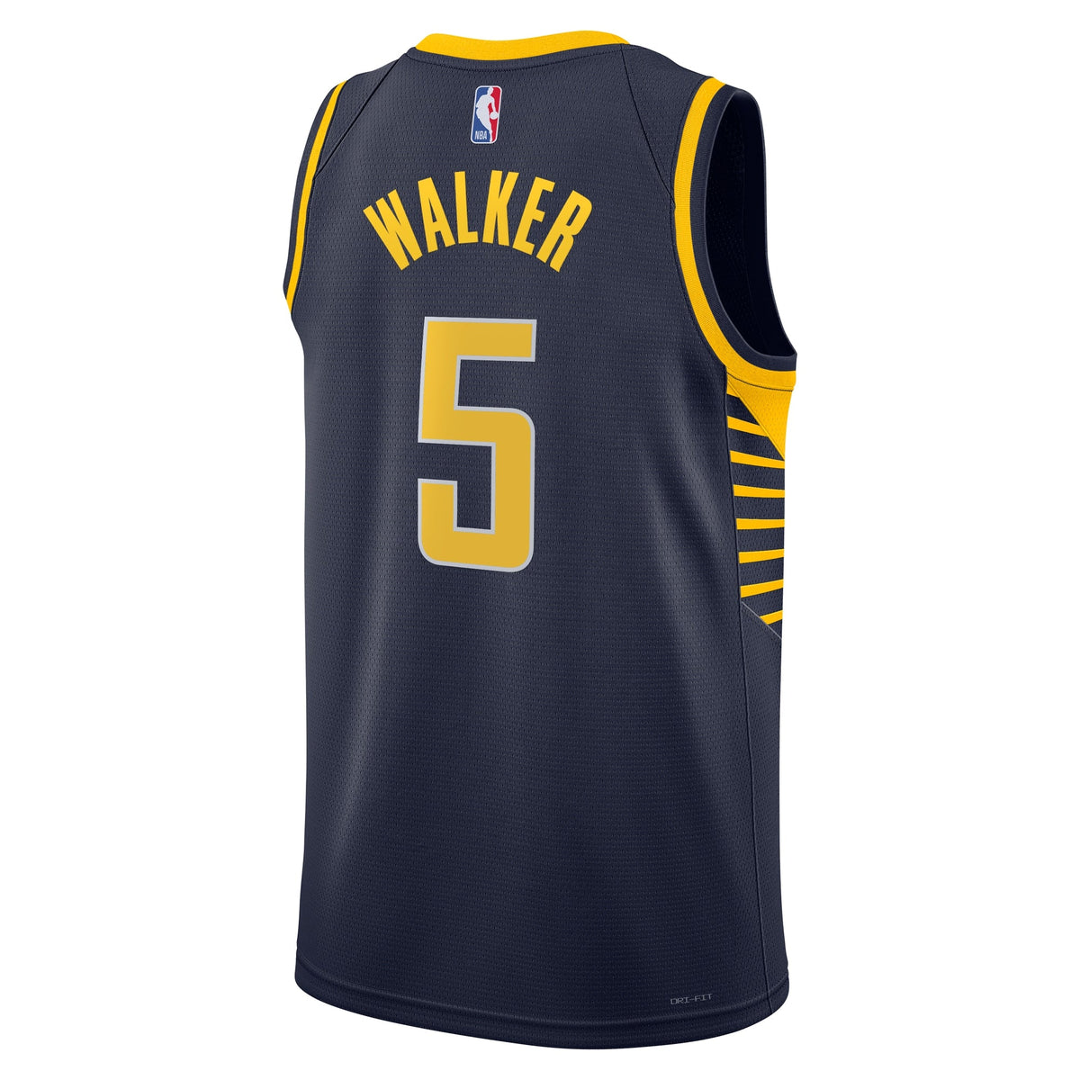 Jarace Walker Indiana Pacers Icon Edition Swingman Jersey - Navy - Unisex product image 4, provided for visual reference and