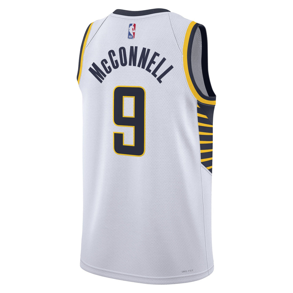 T.J. McConnell Indiana Pacers Association Edition Swingman Jersey - White - Unisex product image 3, provided for visual