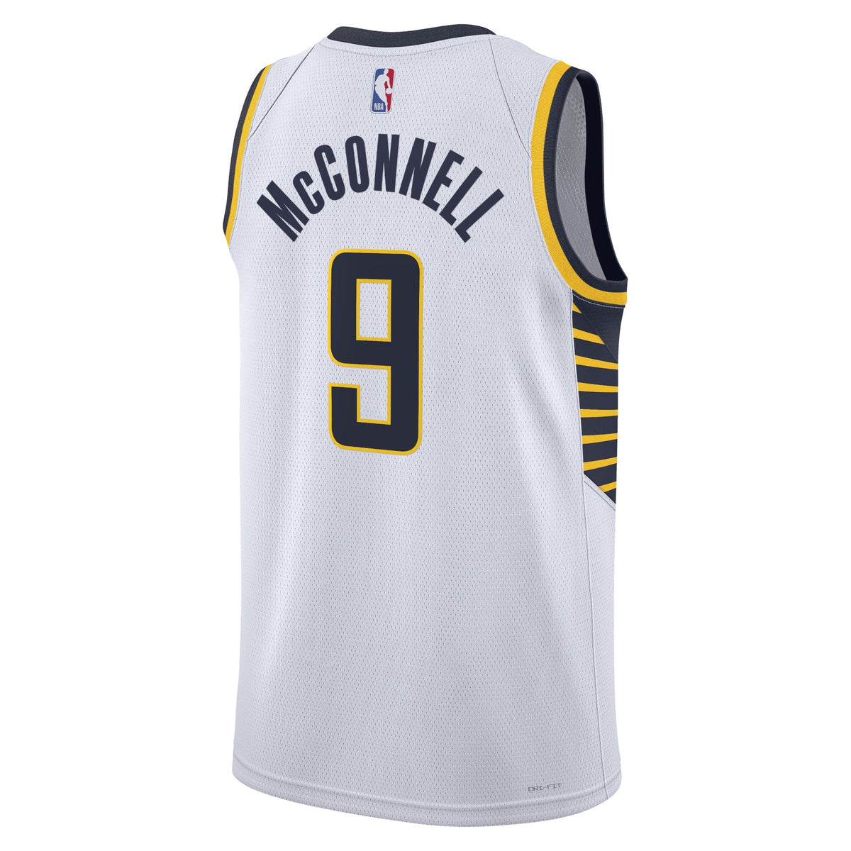 T.J. McConnell Indiana Pacers Association Edition Swingman Jersey - White - Unisex product image 3, provided for visual