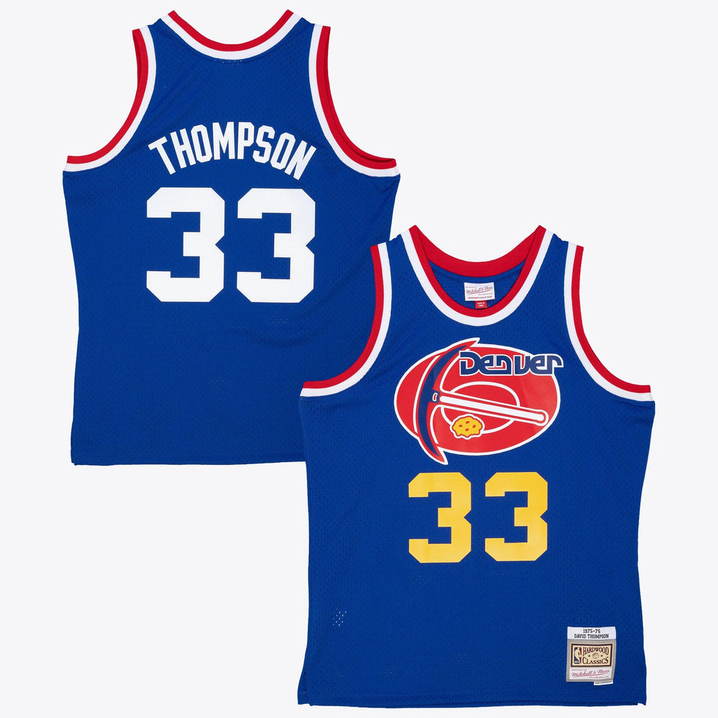 David Thompson Denver Nuggets 1975 Dark Authentic Jersey - Royal Blue product image 1, provided for visual reference and