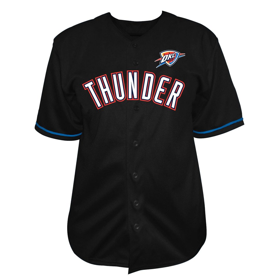 Oklahoma City Thunder Fanatics Big & Tall Pop Full - Button product image 1