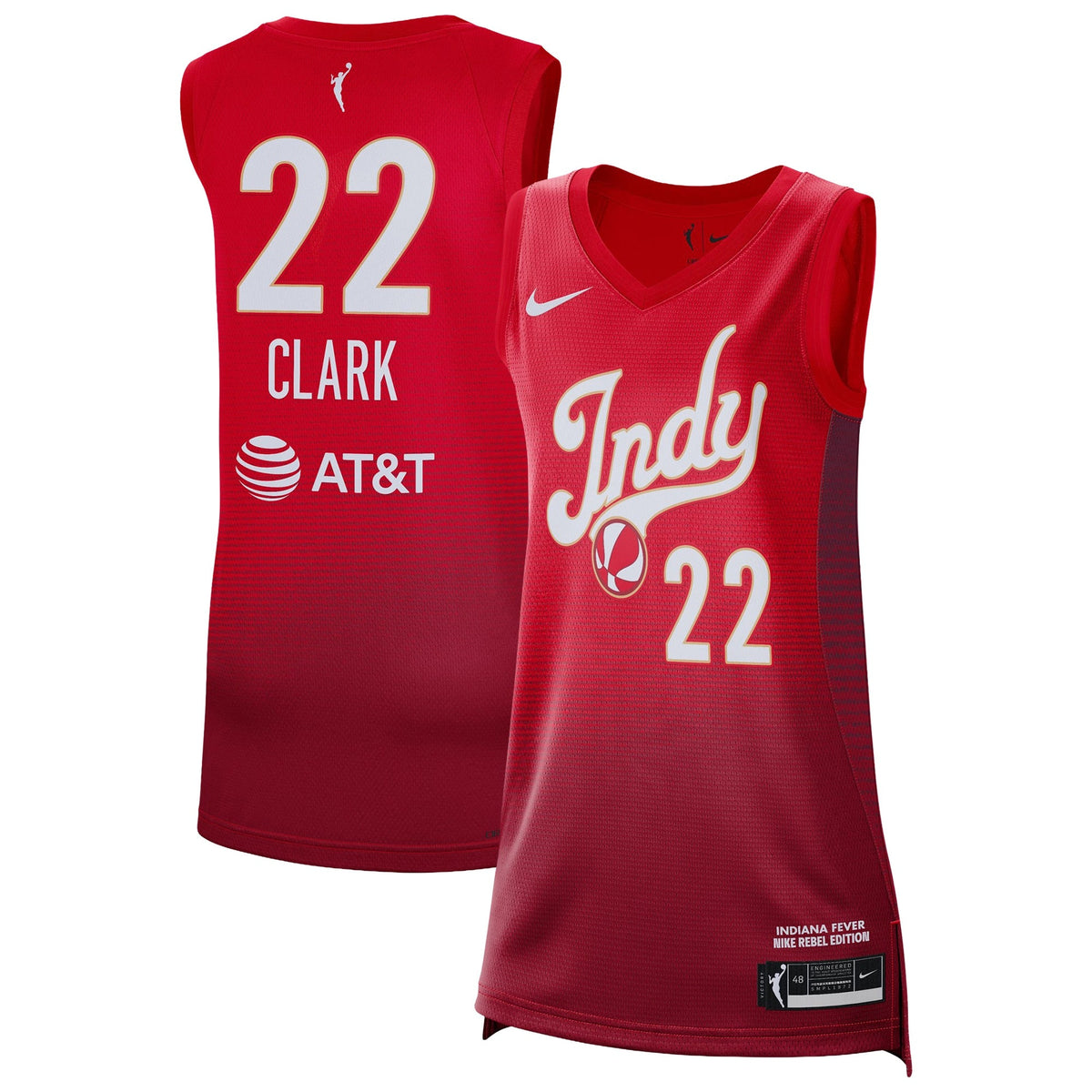 Caitlin Clark Indiana Fever Rebel Jersey product image 1, provided for visual reference and product detail review