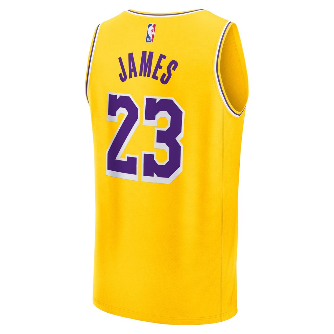 Los Angeles Lakers LeBron James Fanatics Fast Break Replica product image 3