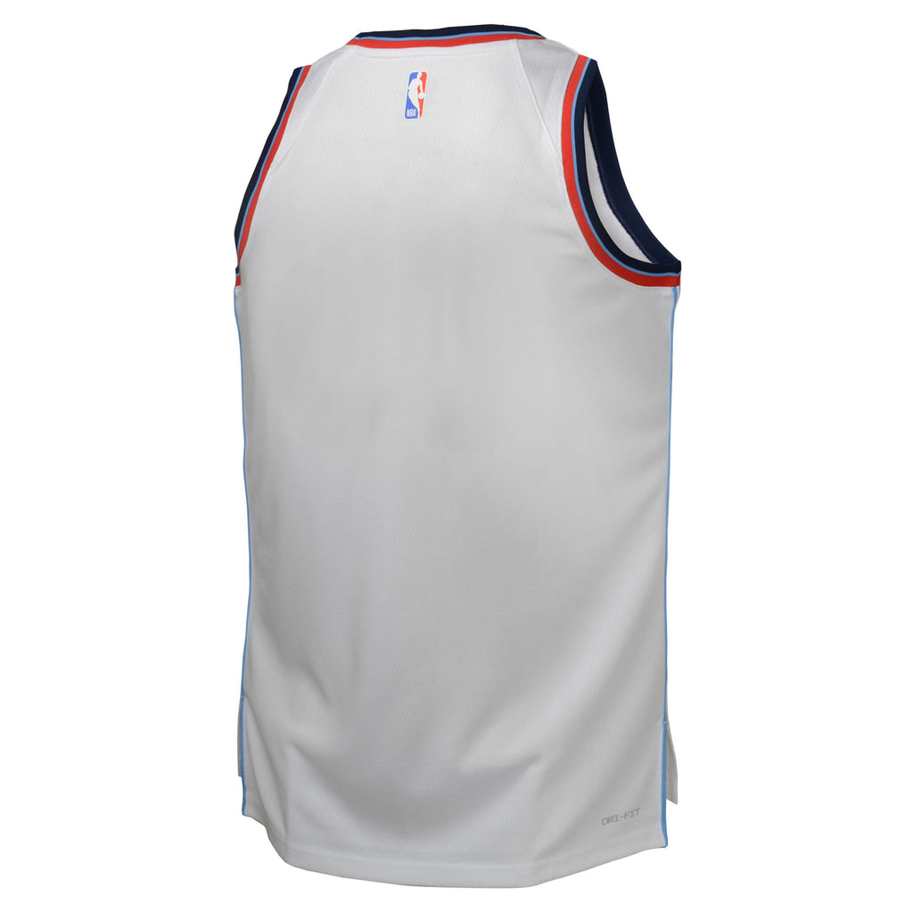 Los Angeles Clippers Replica Association Wordmark Jersey - Youth product image 4, provided for visual reference and product