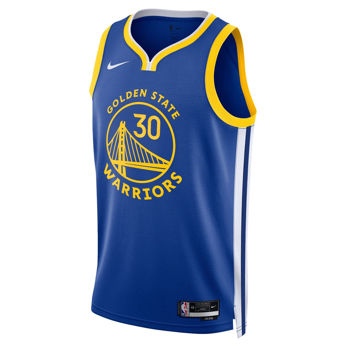 Stephen Curry Golden State Warriors Swingman Icon Jersey - Mens product image 3, provided for visual reference and product