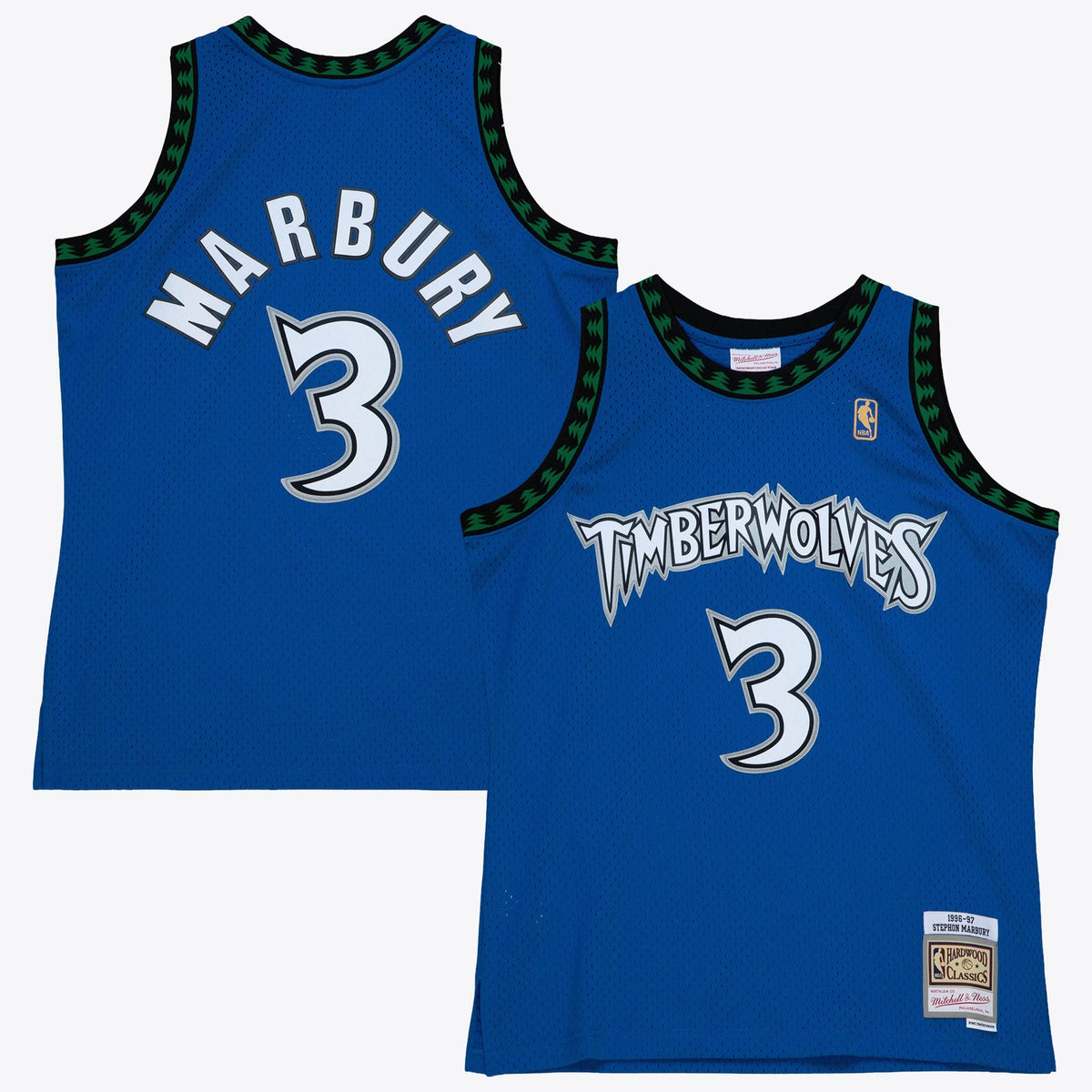 Stephon Marbury Minnesota Timberwolves Swingman Alternate Jersey - Mens product image 2, provided for visual reference and