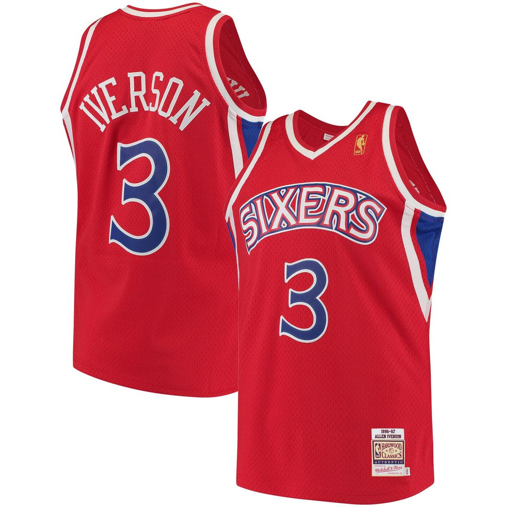 Philadelphia 76ers Allen Iverson Mitchell & Ness 1996/97 product image 1