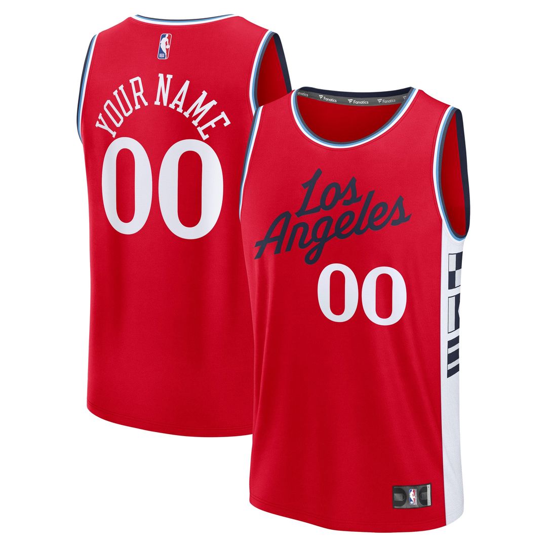 LA Clippers Fanatics Fast Break Custom Jersey - Statement product image 4
