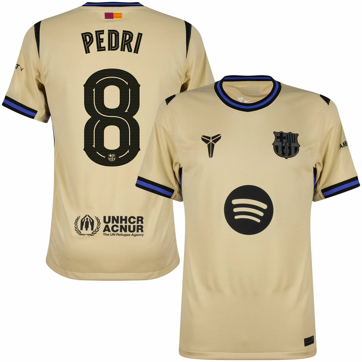 25/26 FC Barcelona Away Pedri 8 Jersey product image 1, provided for visual reference and product detail review