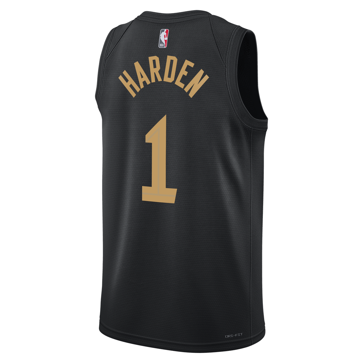 James Harden Cleveland Cavaliers Statement Edition Swingman Jersey - Black - Unisex product image 4, provided for visual