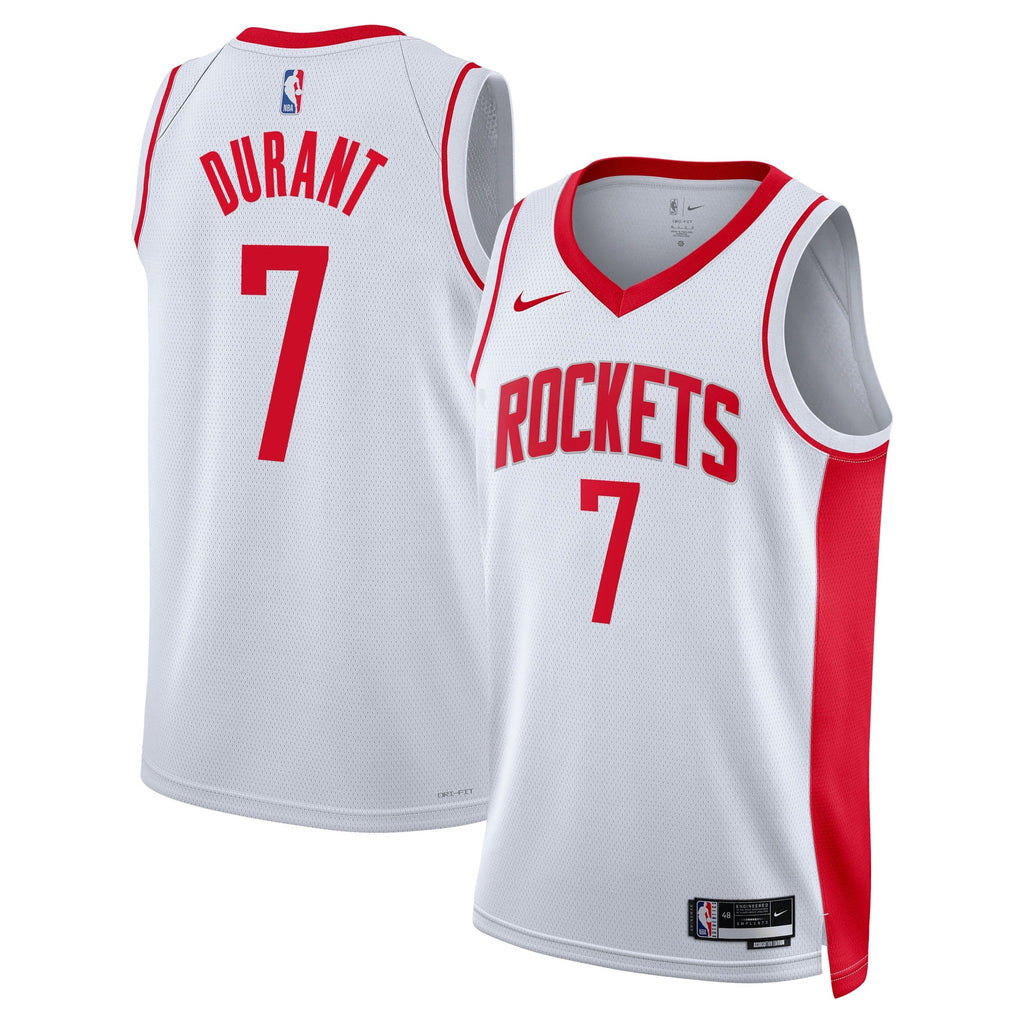 Kevin Durant Houston Rockets Association Edition Swingman Jersey - White - Unisex product image 1, provided for visual