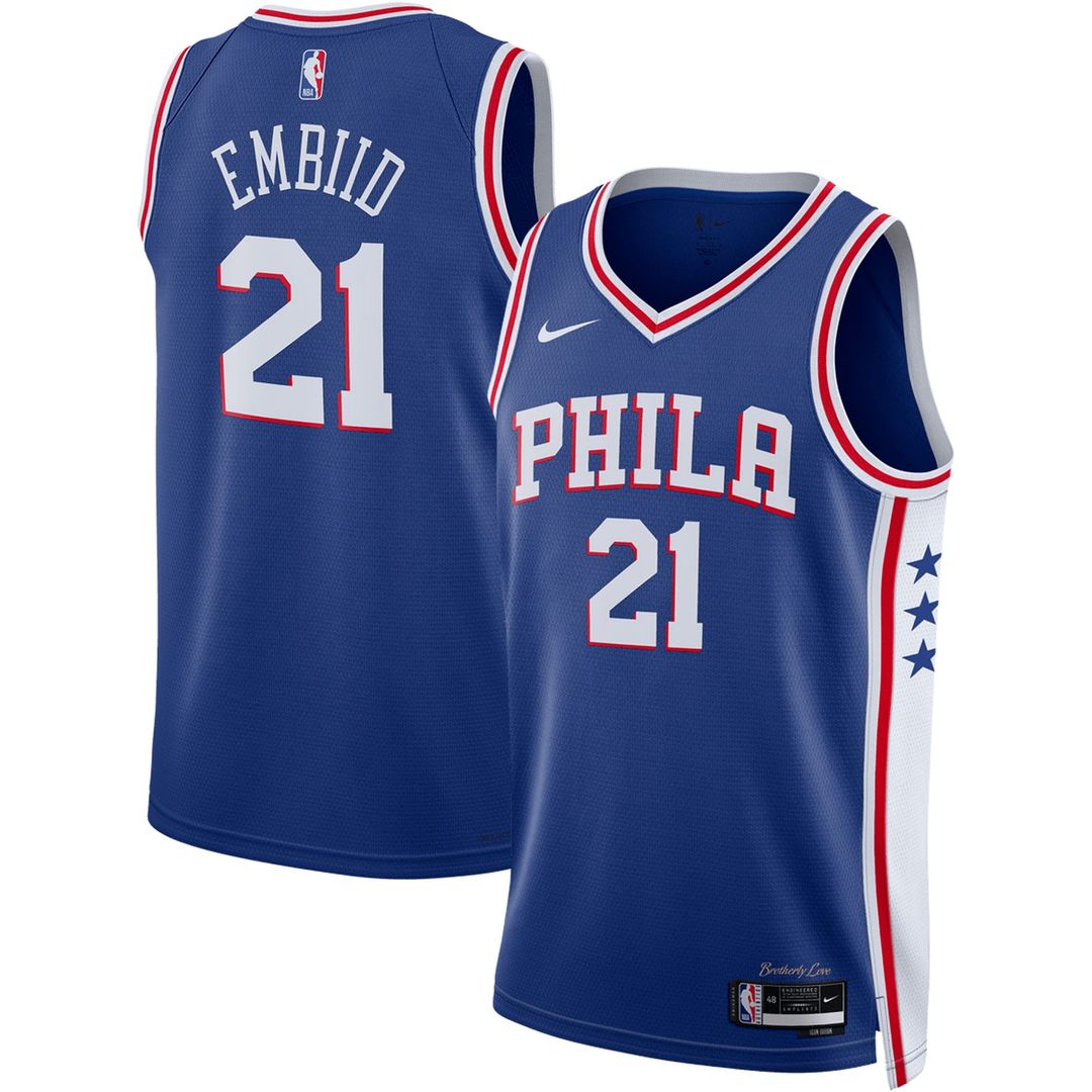 Philadelphia 76ers Joel Embiid Nike Unisex Swingman Jersey product image 1