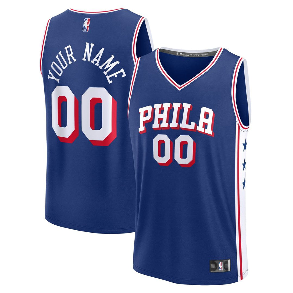 Philadelphia 76ers Fanatics Fast Break Custom Jersey - Icon product image 4
