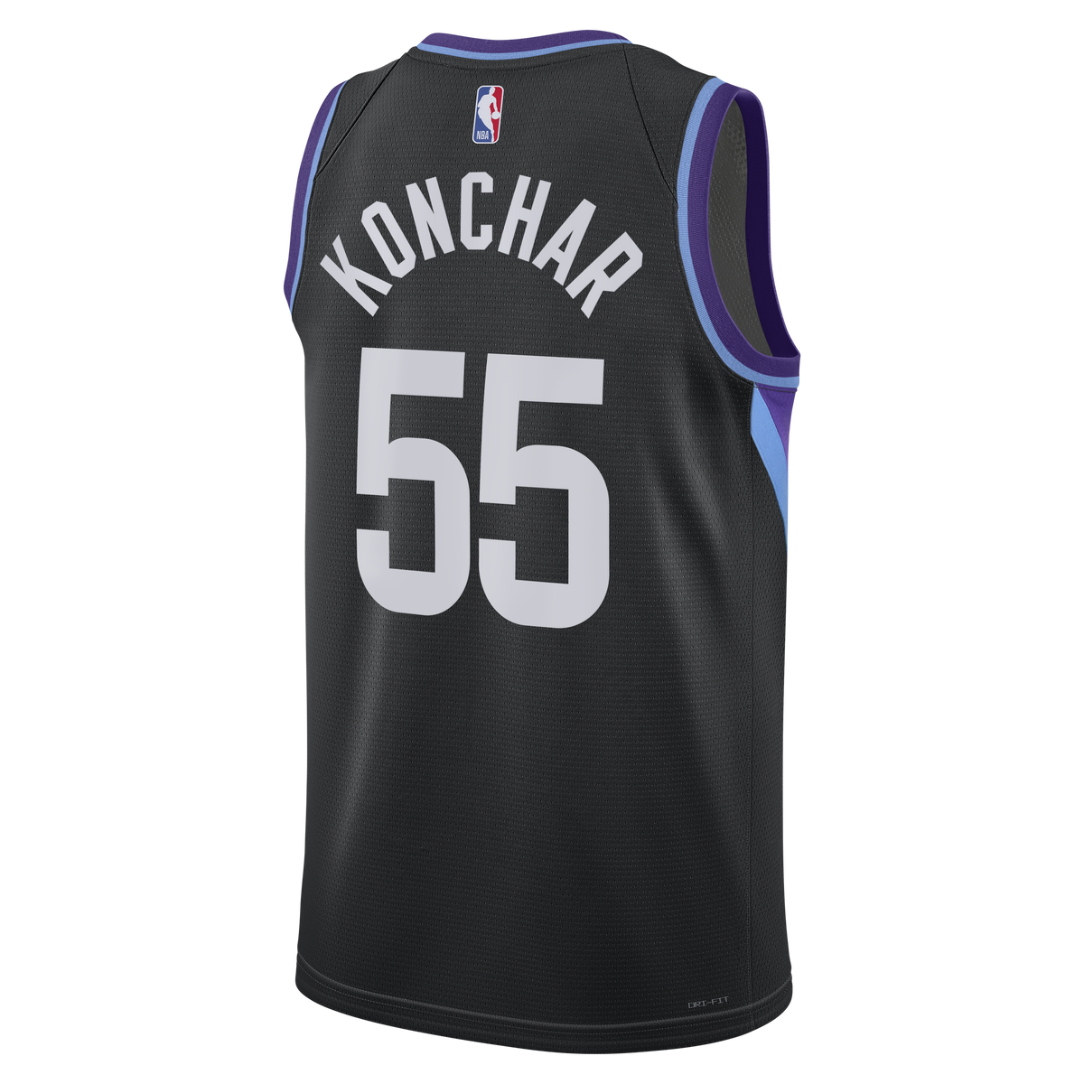 John Konchar Utah Jazz Statement Edition Swingman Jersey - Black - Unisex product image 4, provided for visual reference and