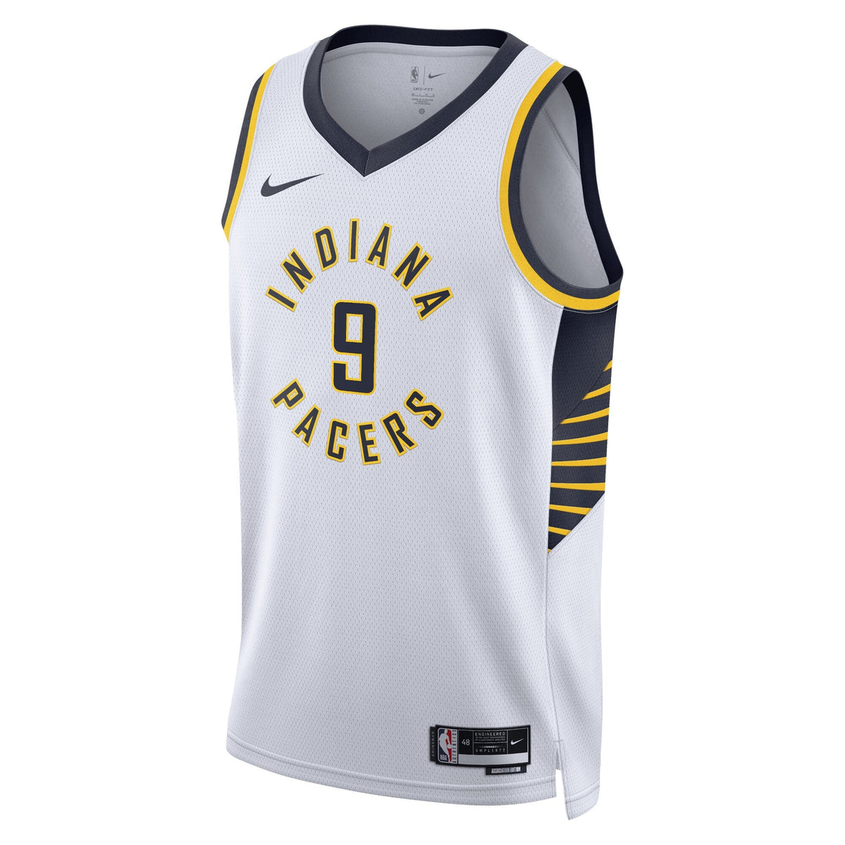 T.J. McConnell Indiana Pacers Association Edition Swingman Jersey - White - Unisex product image 2, provided for visual