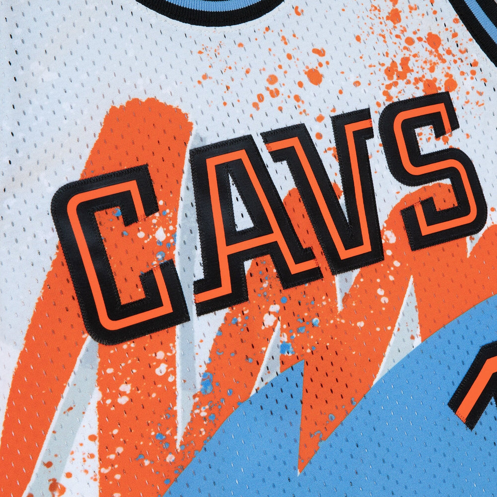 Zydrunas Ilgauskas Cleveland Cavaliers 1997 Hyper Hoops Swingman Jersey - White product image 5, provided for visual