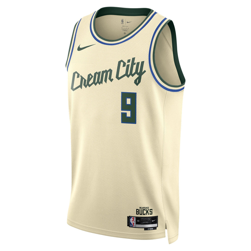 Bobby Portis Milwaukee Bucks 2025/26 City Edition Swingman Jersey - Cream - Unisex product image 3, provided for visual