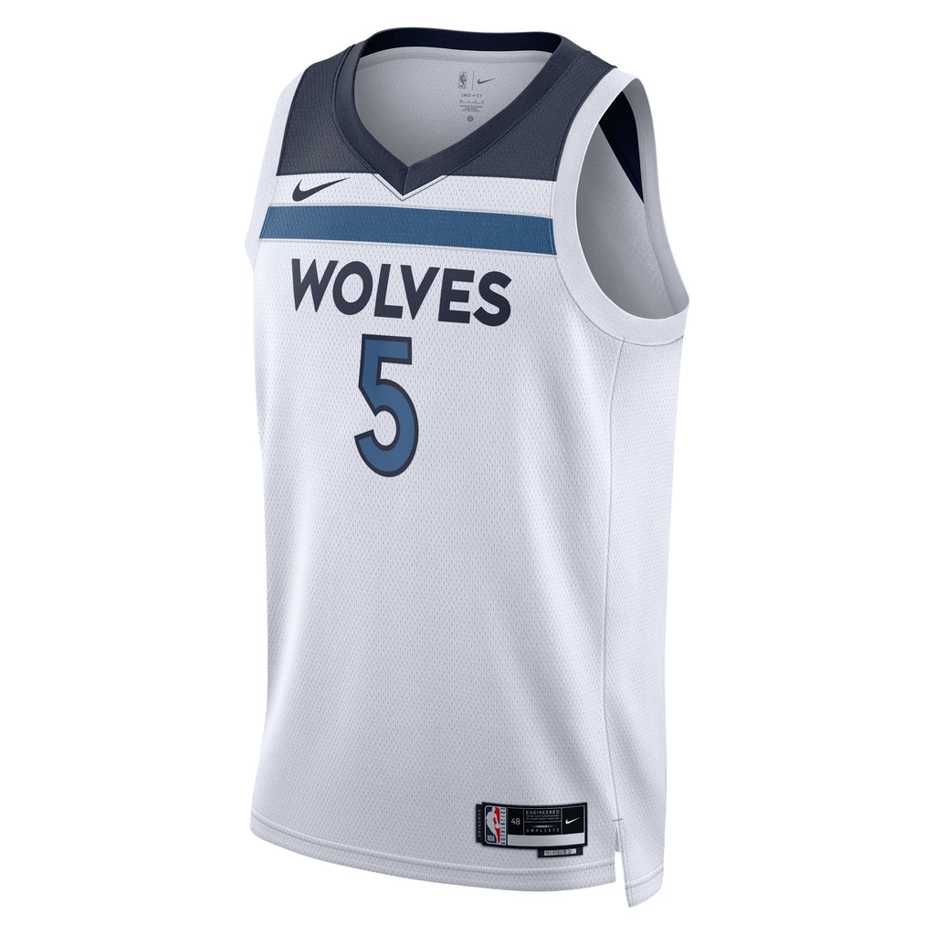 Anthony Edwards Minnesota Timberwolves Association Edition Swingman Jersey - White - Unisex product image 3, provided for