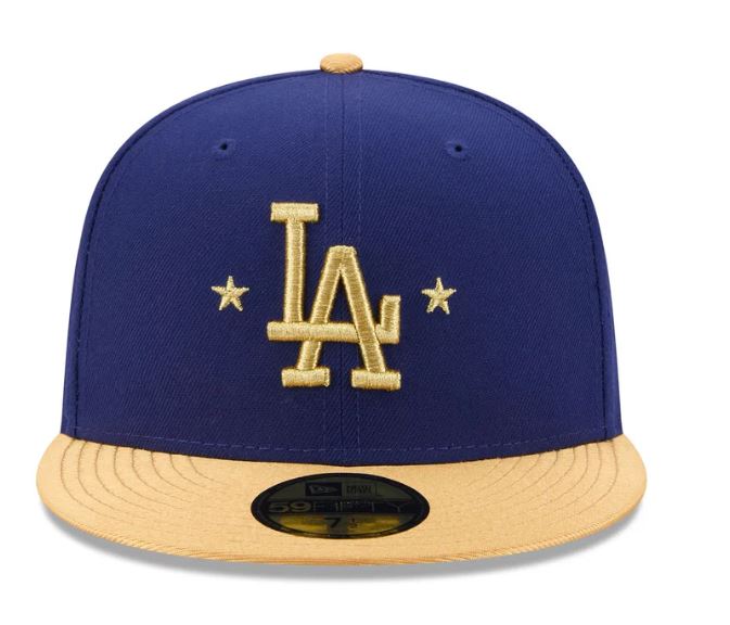 New Era Los Angeles Dodgers Gold 2025 World Series Champions Sidepatch 59FIFTY Fitted product image 3, provided for visual