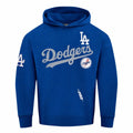 Pro Standard Los Angeles Dodgers Home Team Drop Shoulder Blue Hoodie product image 1, provided for visual reference and